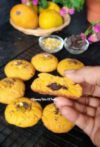 Mango Chocolate Cookies | Mango Cookies