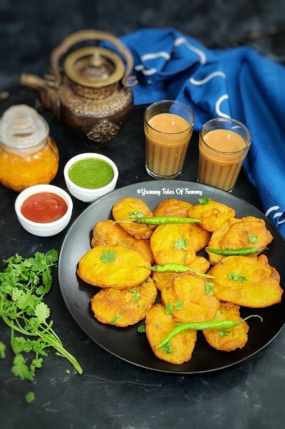 Aloo Pakora | Alu Bhajiya | Potato Pakoda