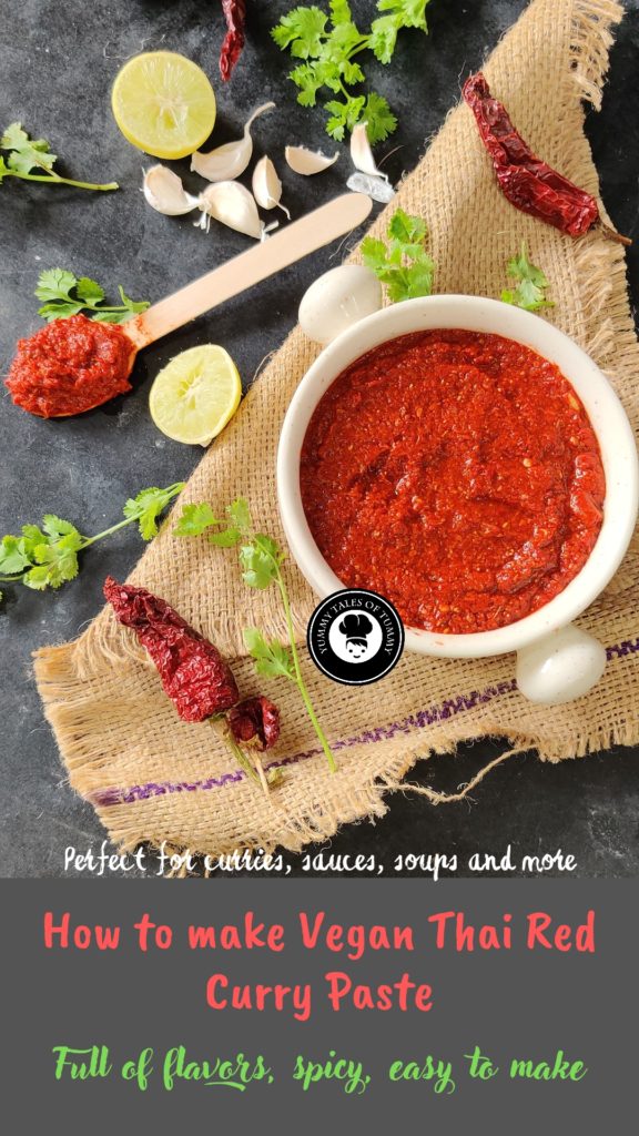 How to make Thai red curry paste