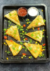 Read more about the article Easy Vegetable Quesadillas | Veggie Quesadillas