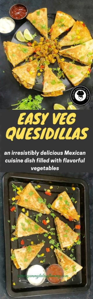 Easy Vegetable Quesadillas | Veggie Quesadillas