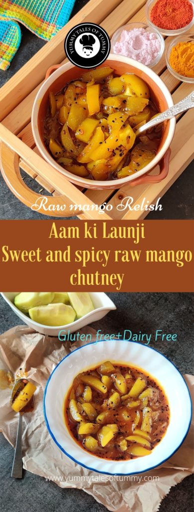 Aam ki launji | Sweet and spicy mango Chutney