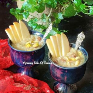 Sweet potato and Apple kheer