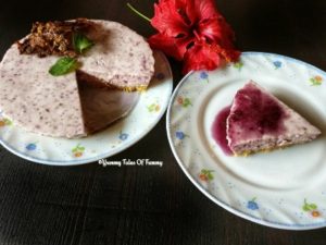 Read more about the article No bake Hibiscus cheesecake
