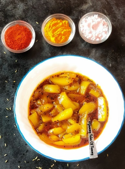 Aam ki Launji | Sweet and spicy mango Chutney | Raw mango chutney ...