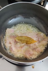 Sauteing onions