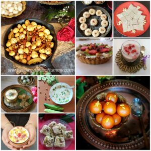 Collage of Navratri recipes