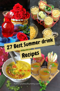 Collage showing 27 Best Summer Drinks | Best Summer Coolers