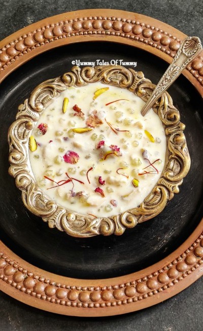 Sabudana kheer | Indian Sago Pudding
