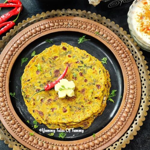 Methi Thepla Recipe Gujarati Thepla Methi na Thepla Yummy Tales