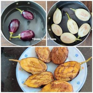 Prep pics of fried Eggplant 