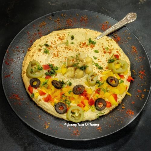 Easy Homemade Hummus Recipe Yummy Tales Of Tummy