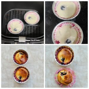 2 muffins made in air fryer 