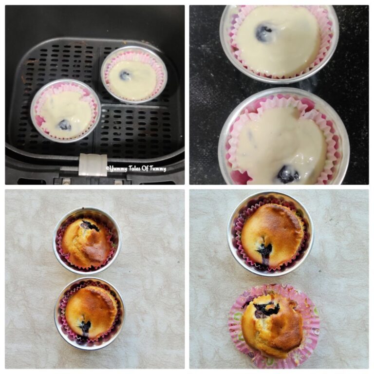 Eggless Easy Blueberry Muffins Recipe Yummy Tales Of Tummy