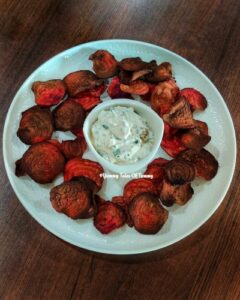 Read more about the article Air fryer Beetroot chips Recipe