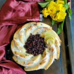 Eggless Lemon Blueberry Cake Recipe