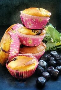 Read more about the article Eggless Easy Blueberry Muffins Recipe