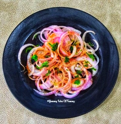 Restaurant Style Masala Lachha Pyaz | Onion Rings Salad