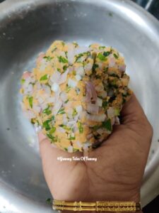 Dough ball of Sindhi koki