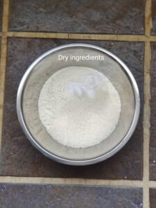Dry ingredients