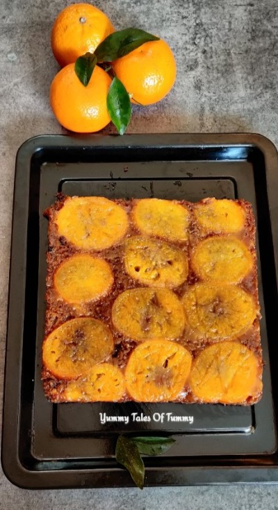 You are currently viewing Orange-Carrot Upside Down Cake