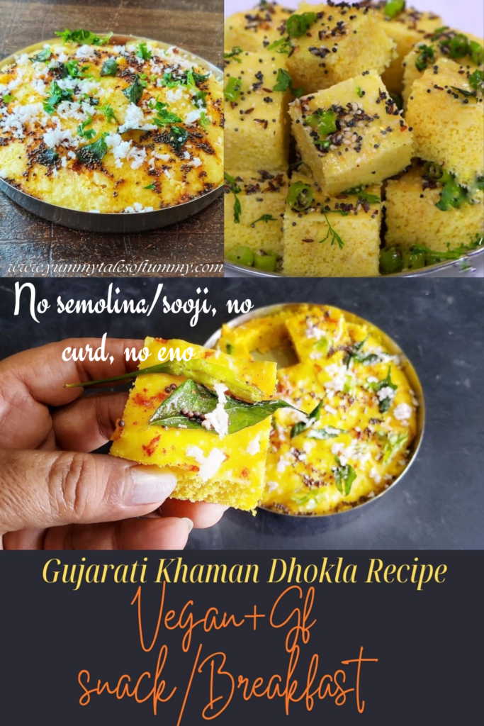 Gujarati Khaman Dhokla Recipe | Khamman dhokla pin 1