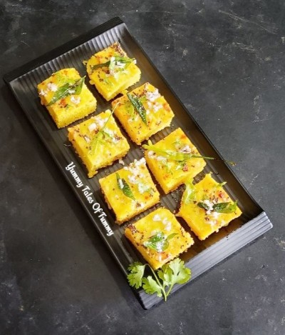 You are currently viewing Gujarati Khaman Dhokla Recipe | Khamman dhokla