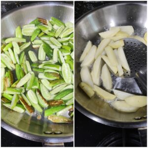 Tindora Aloo fry | Tendli Aloo sabzi in the making 