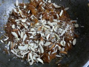 Amla Barfi Recipe | Awla Burfee garnished with dry nuts