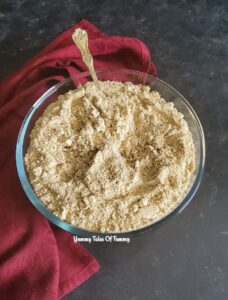 Easy Homemade Protein Powder (Vegan) in a bowl 