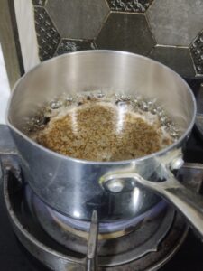 Brewing of Tea concoction 