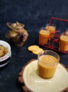 Masala chai recipe | Indian Milk Tea Recipe served in a glass