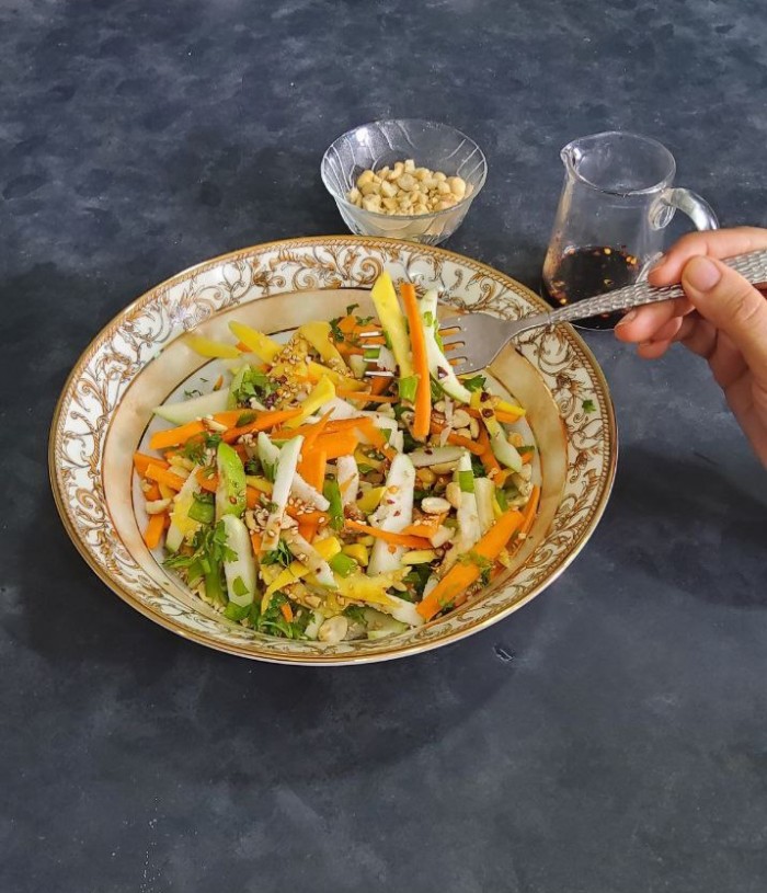 Guava raw mango salad recipe
