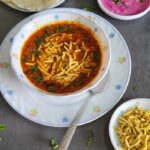 Gujarati Sev Tomato sabzi
