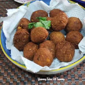 Vegan Falafel Recipe | Falafel Recipe top view