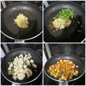 Collage showing Prep pics 