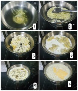 Collage showing prep pics to make fluffy and creamy Mashed Potatoes