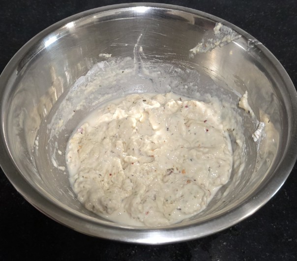 Focaccia bread dough