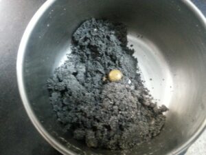 Grinded Black sesame seeds