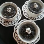 Vegan Black Sesame Pudding Vegan Black sesame pudding