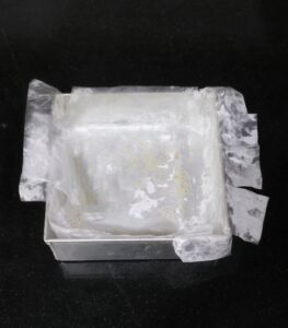 Prepping the baking pan 