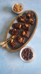Eggless Chocolate Brownies Recipe