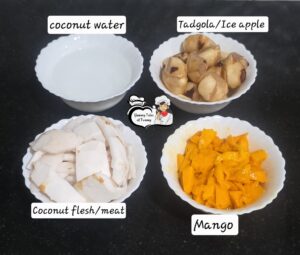 Ingredient list 