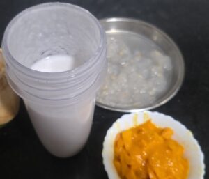 Coconut meat puree
