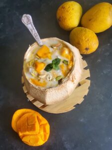 Mango Tadgola Coconut Summer Cooler