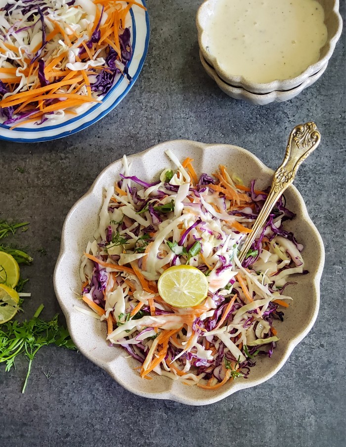 You are currently viewing Easy Coleslaw Recipe (Vegan)