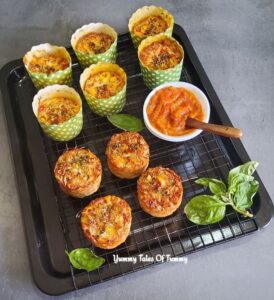 Baked muffins ready to serve 
