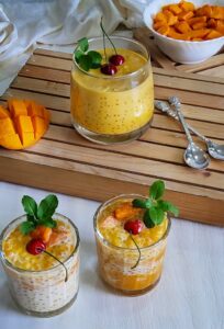 Mango Sago Pudding (Vegan)