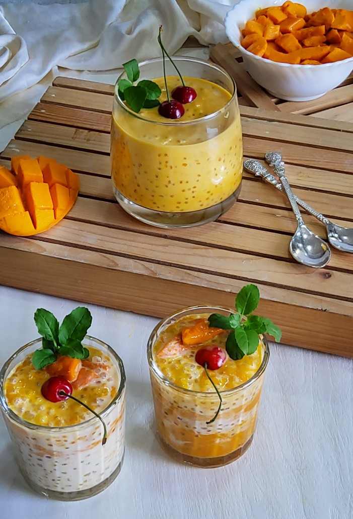 You are currently viewing Mango Sago Pudding (Vegan)