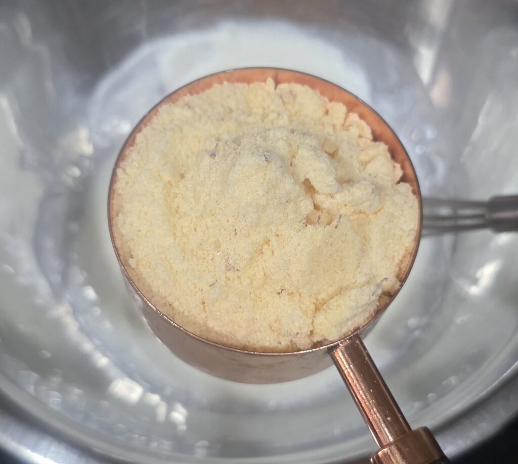 Powdered kesar infused sugar candy 